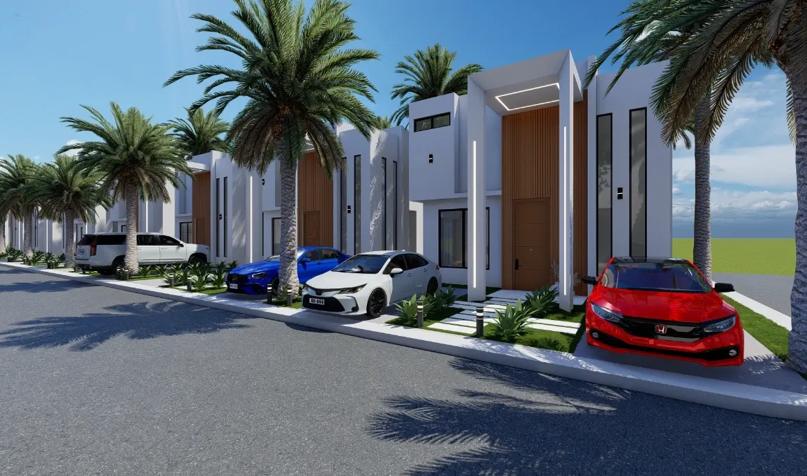 Charmante Maison de deux chambres à vendre à Las Palmeras Resipal II à Punta Cana, République dominicaine