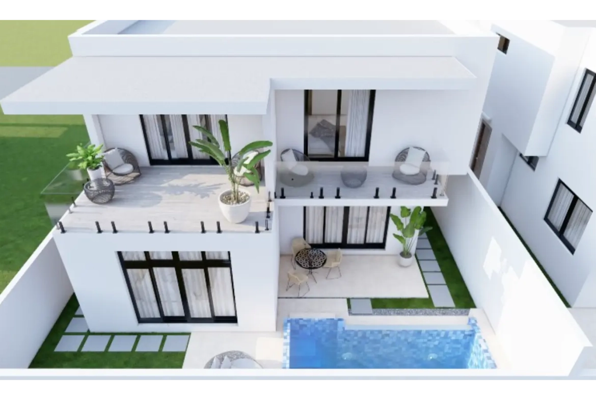 Elegante Casa de Tres Habitaciones en Venta en Las Palmeras Resipal II, Punta Cana, Republica Dominicana