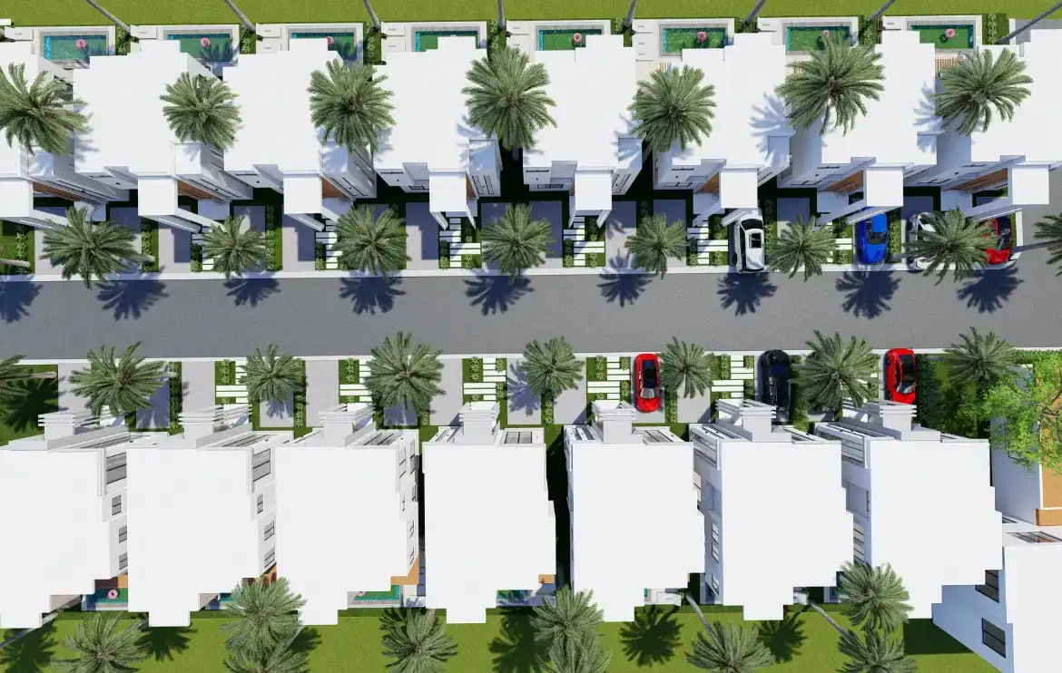 Elegante Casa de Tres Habitaciones en Venta en Las Palmeras Resipal II, Punta Cana, Republica Dominicana