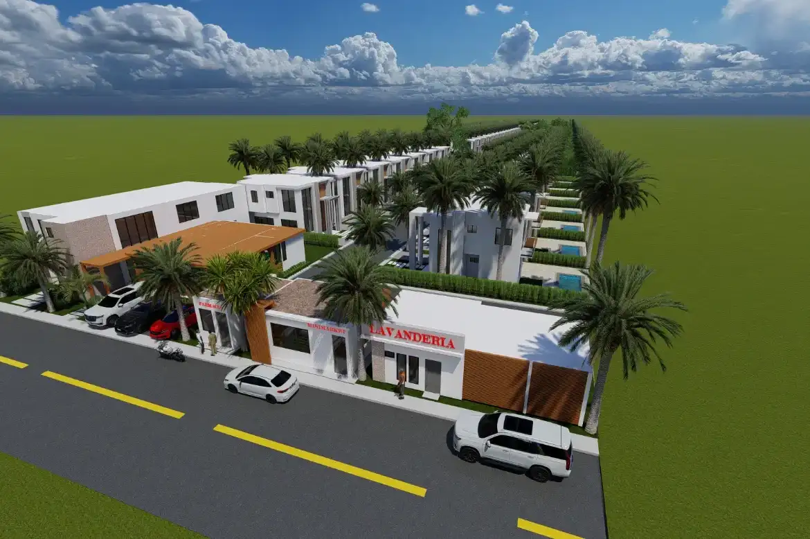 Elegante Casa de Tres Habitaciones en Venta en Las Palmeras Resipal II, Punta Cana, Republica Dominicana