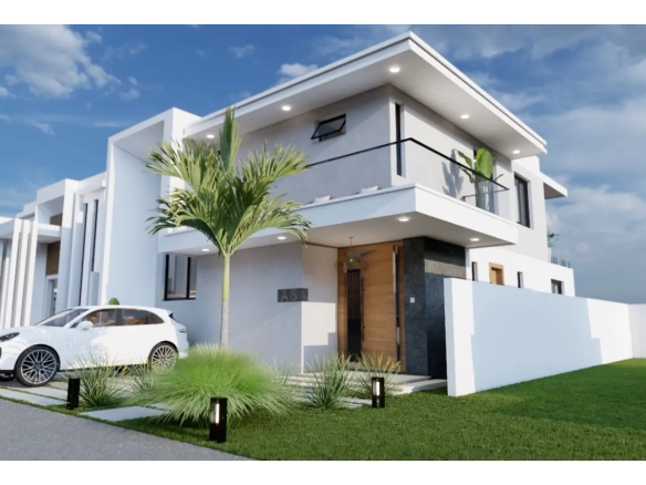 Elégante Maison de trois chambres à vendre à Las Palmeras Resipal II, Punta Cana, République dominicaine