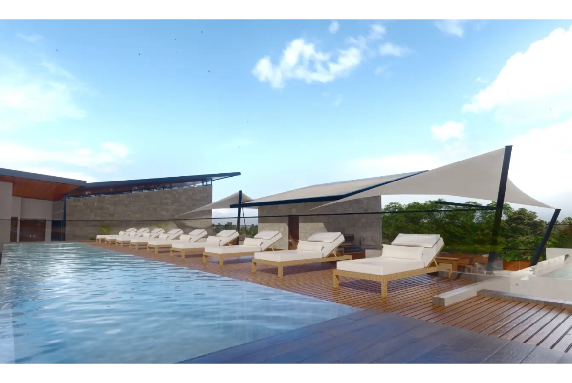 Residencias RGR: Apartamento de un dormitorio en venta en Ciudad Las Canas, Cap Cana