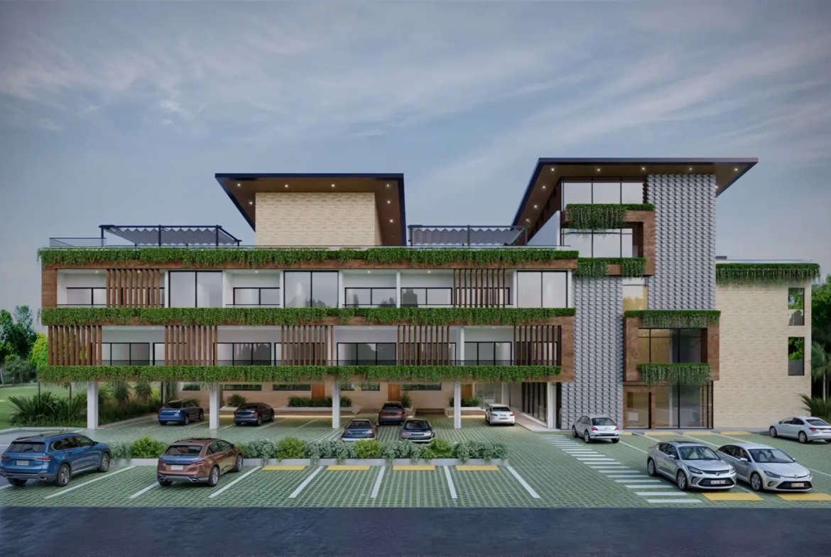 Residencias RGR: Apartamento de un dormitorio en venta en Ciudad Las Canas, Cap Cana