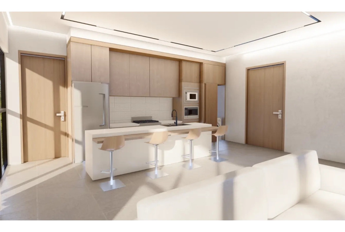 Residencias RGR: Apartamento de un dormitorio en venta en Ciudad Las Canas, Cap Cana