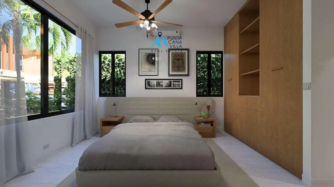 Maison Sole Mio : Maison abordable de 2 chambres à coucher à vendre à Macao Beach, Punta Cana