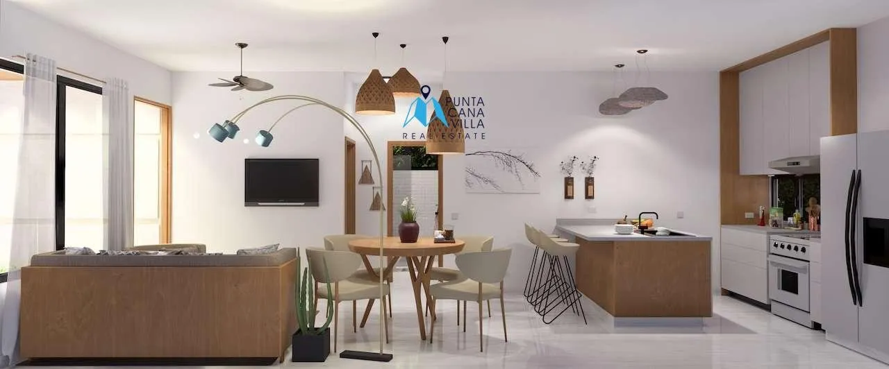 Maison Sole Mio : Maison abordable de 2 chambres à coucher à vendre à Macao Beach, Punta Cana