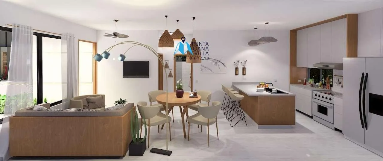 Maison Sole Mio : Maison abordable de 2 chambres à coucher à vendre à Macao Beach, Punta Cana