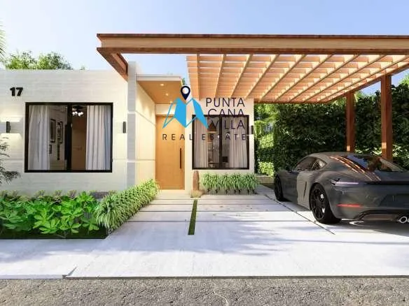 Affordable 2-Bedroom One Story House for Sale in Macao Beach Punta Cana with Pool Access