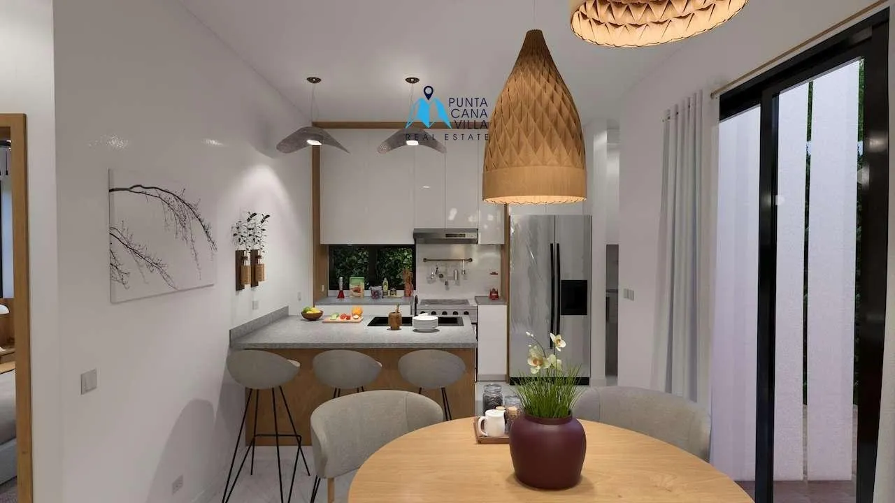 Maison Sole Mio : Maison abordable de 2 chambres à coucher à vendre à Macao Beach, Punta Cana
