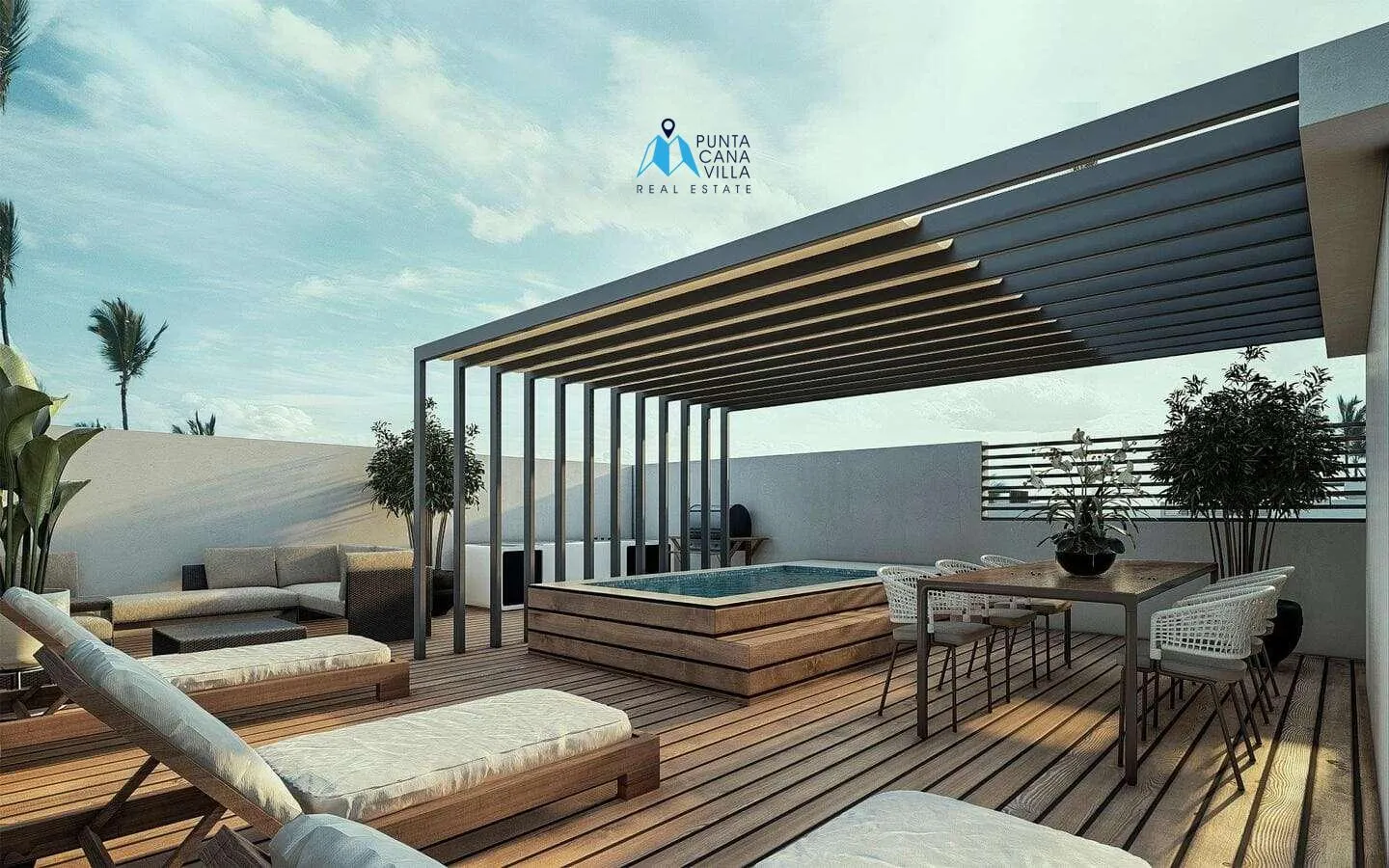 ONA Residences: Se vende apartamento de dos habitaciones en White Sands con picuzzi