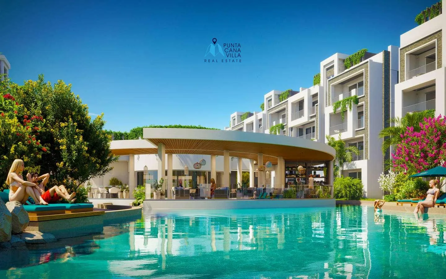 Eden Garden: Apartamento de un dormitorio en venta en Bavaro, Punta Cana
