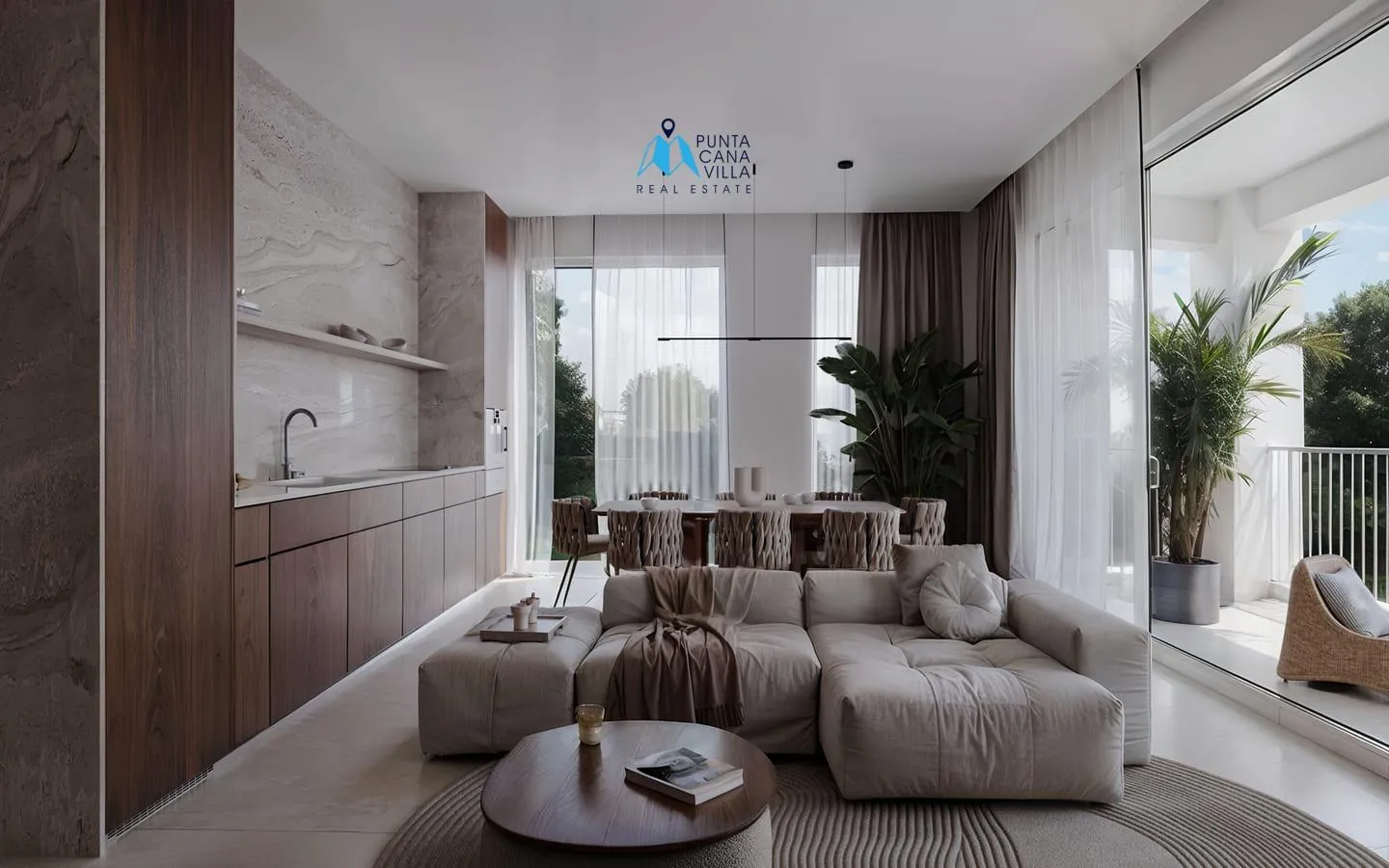 Jardín del Edén: Apartamento de dos habitaciones en venta en Bávaro, Punta Cana