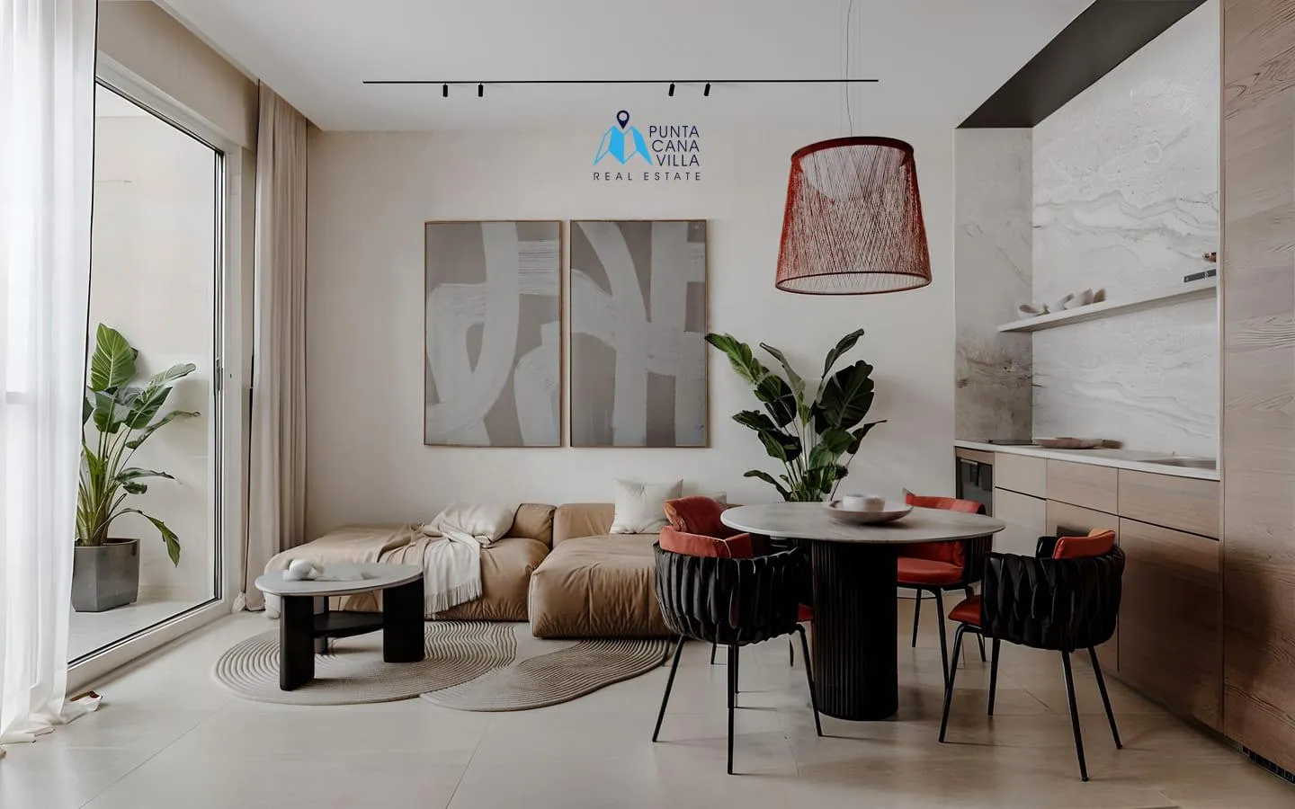 Jardín del Edén: Apartamento de dos habitaciones en venta en Bávaro, Punta Cana