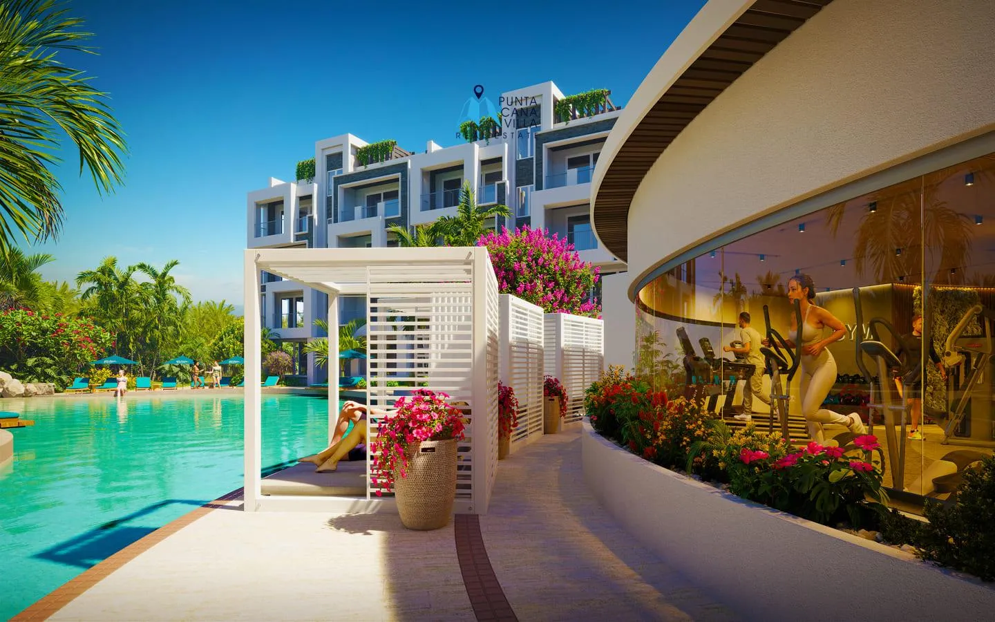 Jardín del Edén: Apartamento de dos habitaciones en venta en Bávaro, Punta Cana