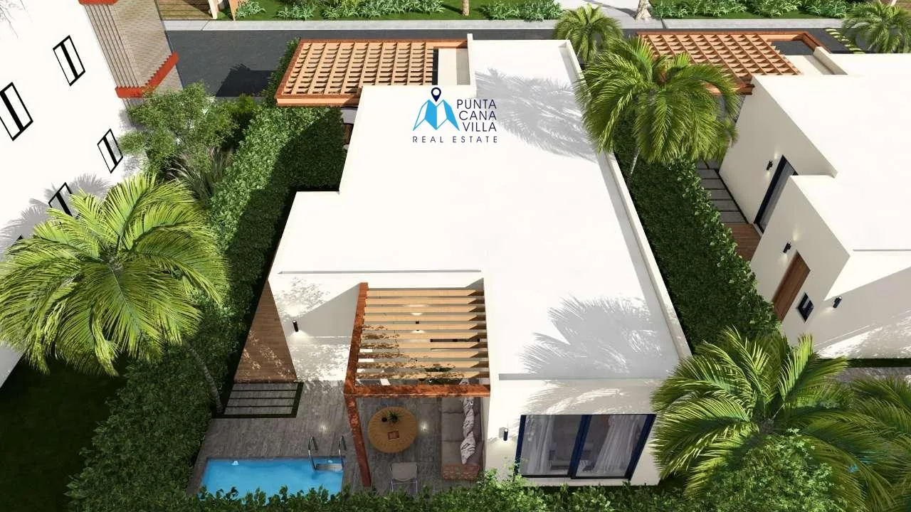 Sole Mio: Villa de 3 habitaciones en venta en Punta Cana, cerca de la playa de Macao