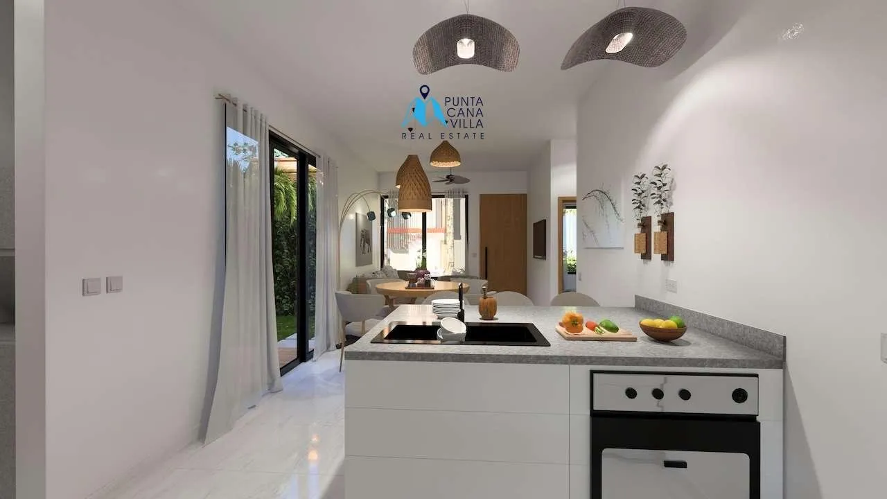 Maison Sole Mio : Maison abordable de 2 chambres à coucher à vendre à Macao Beach, Punta Cana