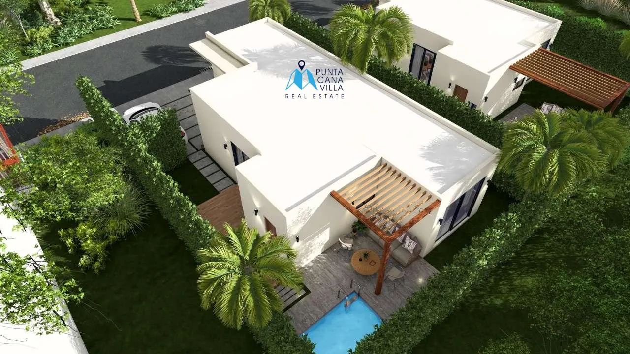 Sole Mio: Villa de 3 habitaciones en venta en Punta Cana, cerca de la playa de Macao