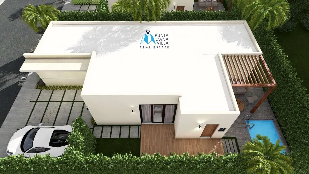 Sole Mio: Villa de 3 habitaciones en venta en Punta Cana, cerca de la playa de Macao