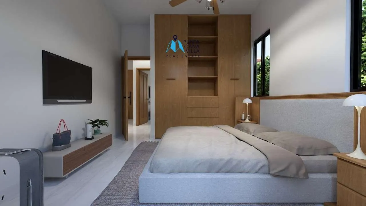 Maison Sole Mio : Maison abordable de 2 chambres à coucher à vendre à Macao Beach, Punta Cana