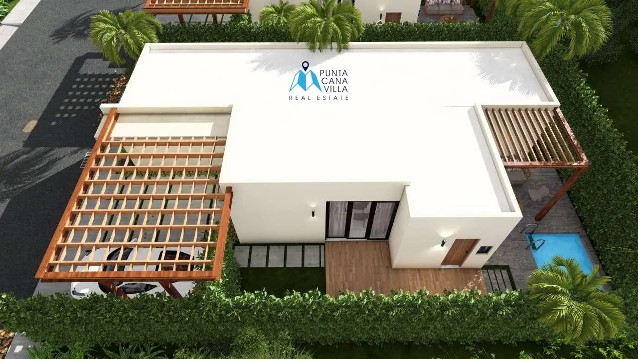 Sole Mio: Villa de 3 habitaciones en venta en Punta Cana, cerca de la playa de Macao