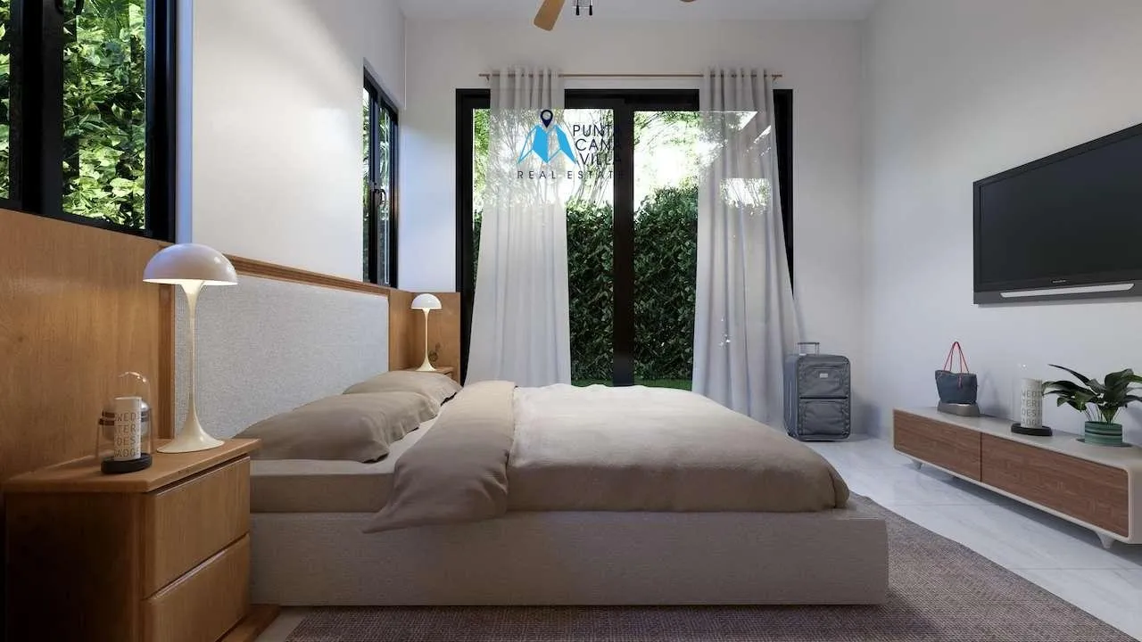 Maison Sole Mio : Maison abordable de 2 chambres à coucher à vendre à Macao Beach, Punta Cana