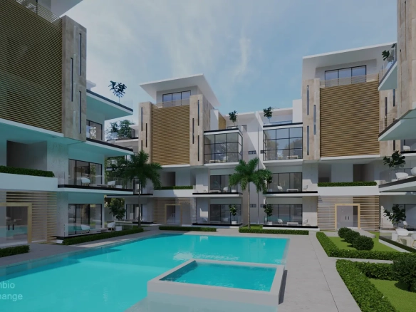 ID , Penthouse de Lujo de Dos Dormitorios en Venta en Maiya Hermosa en Los Corales, Punta Cana con Ascensores ()