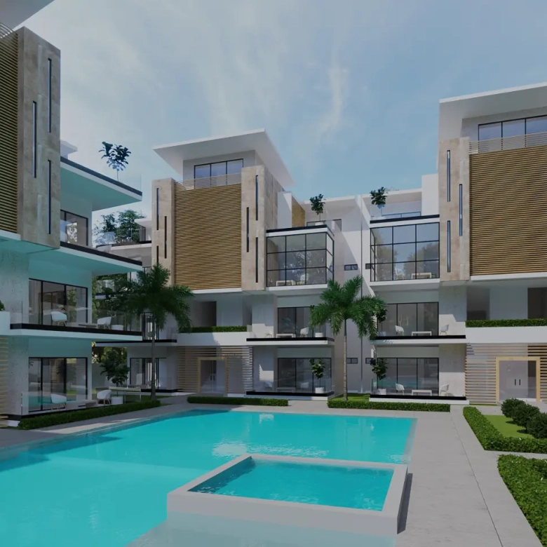 ID , Penthouse de Lujo de Dos Dormitorios en Venta en Maiya Hermosa en Los Corales, Punta Cana con Ascensores ()
