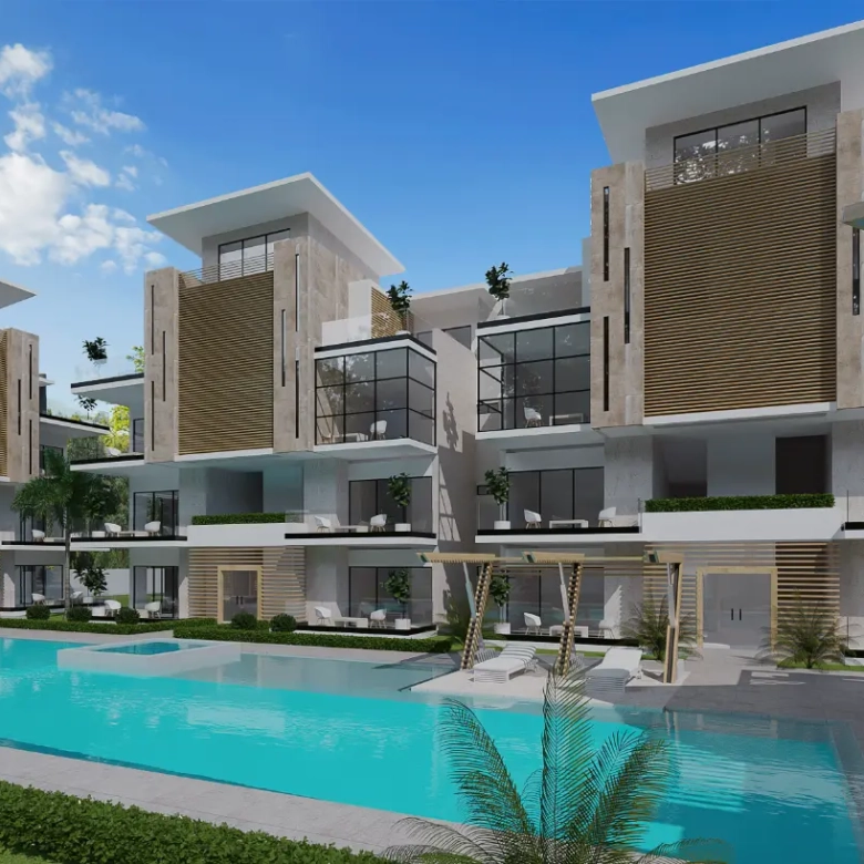 ID, Maiya Hermosa: Apartamento de una habitación en venta en Los Corales, Punta Cana con zonas verdes ()