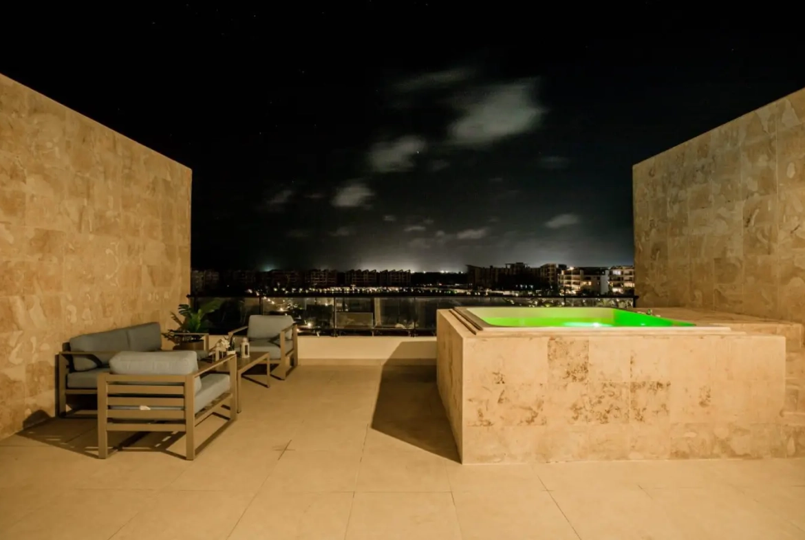 ID , The Beach Four Bedroom Penthouse for Sale in Downtown Punta Cana with Gated Community ()