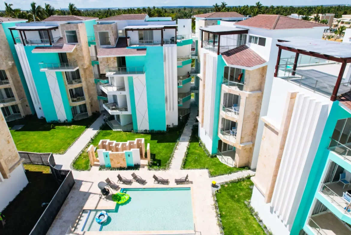Charmant Condo d’une chambre à coucher à vendre à Maple Beach and Suites – El Cortecito, Bávaro, Punta Cana