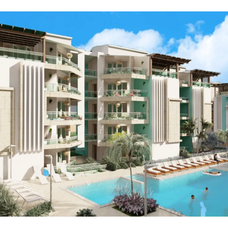 ID , Apartamento de dos habitaciones en venta en Maple Beach and Suites en Bávaro, Punta Cana ()