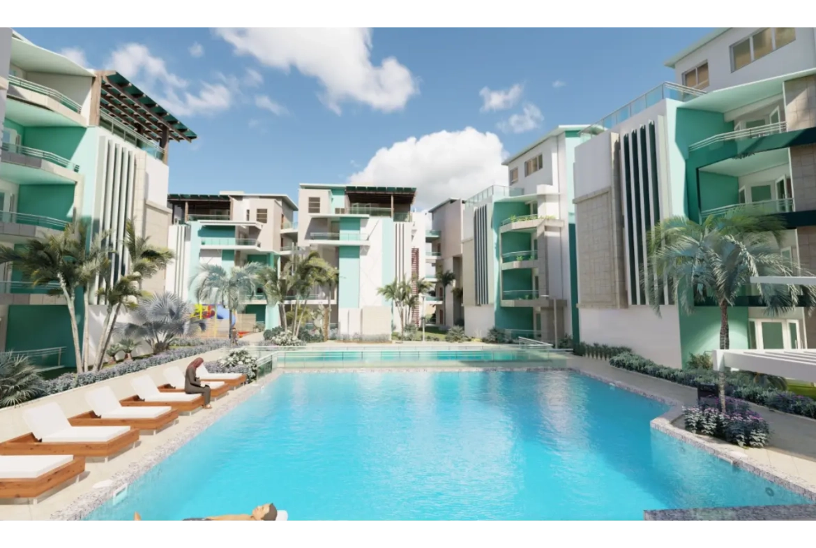 Maple Beach and Suites II: Apartamento de dos dormitorios en venta en Bavaro, Punta Cana