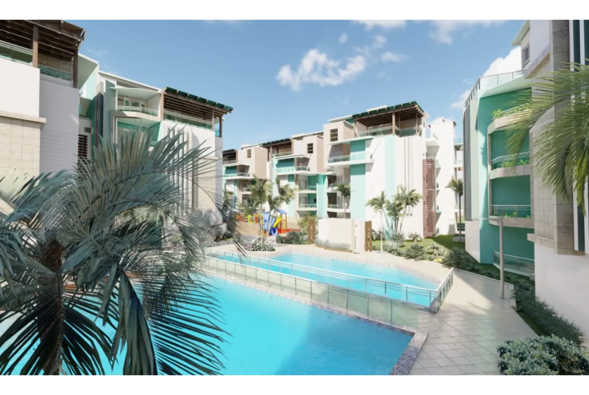Maple Beach and Suites II: Apartamento de dos dormitorios en venta en Bavaro, Punta Cana