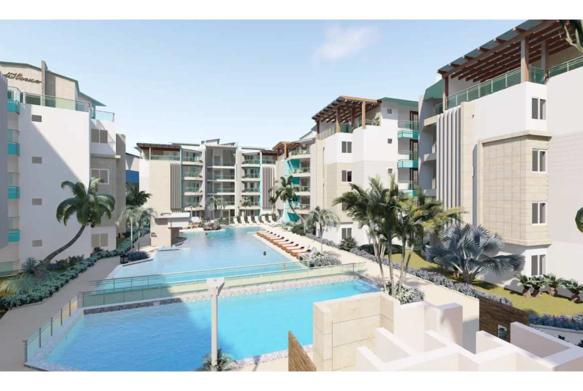 Maple Beach and Suites II: Apartamento de dos dormitorios en venta en Bavaro, Punta Cana