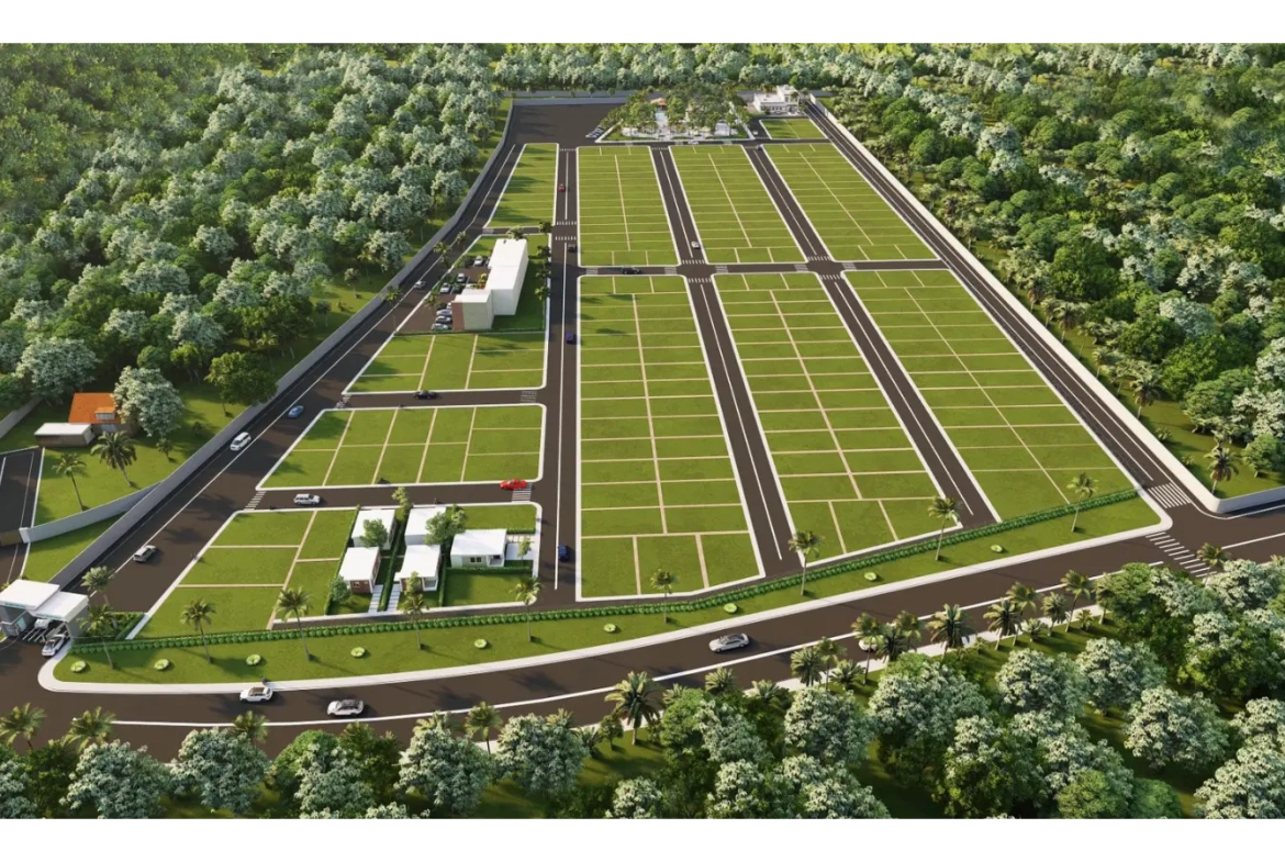 Residencias Ligas Mayores: Villa Prestige de tres habitaciones en venta en Santo Domingo, República Dominicana