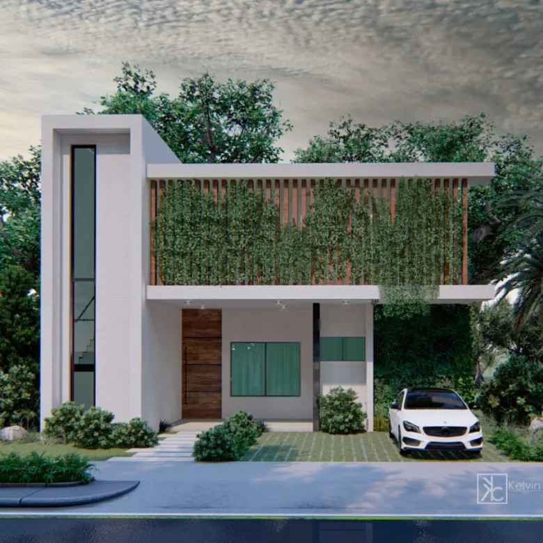 ID, Residencias Ligas Mayores: Villa Prestige de tres habitaciones en venta en Santo Domingo, República Dominicana