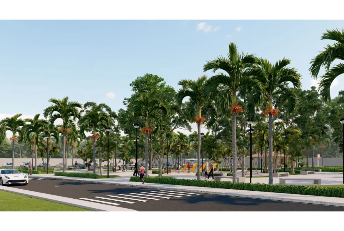 Residencias Ligas Mayores: Villa Prestige de tres habitaciones en venta en Santo Domingo, República Dominicana