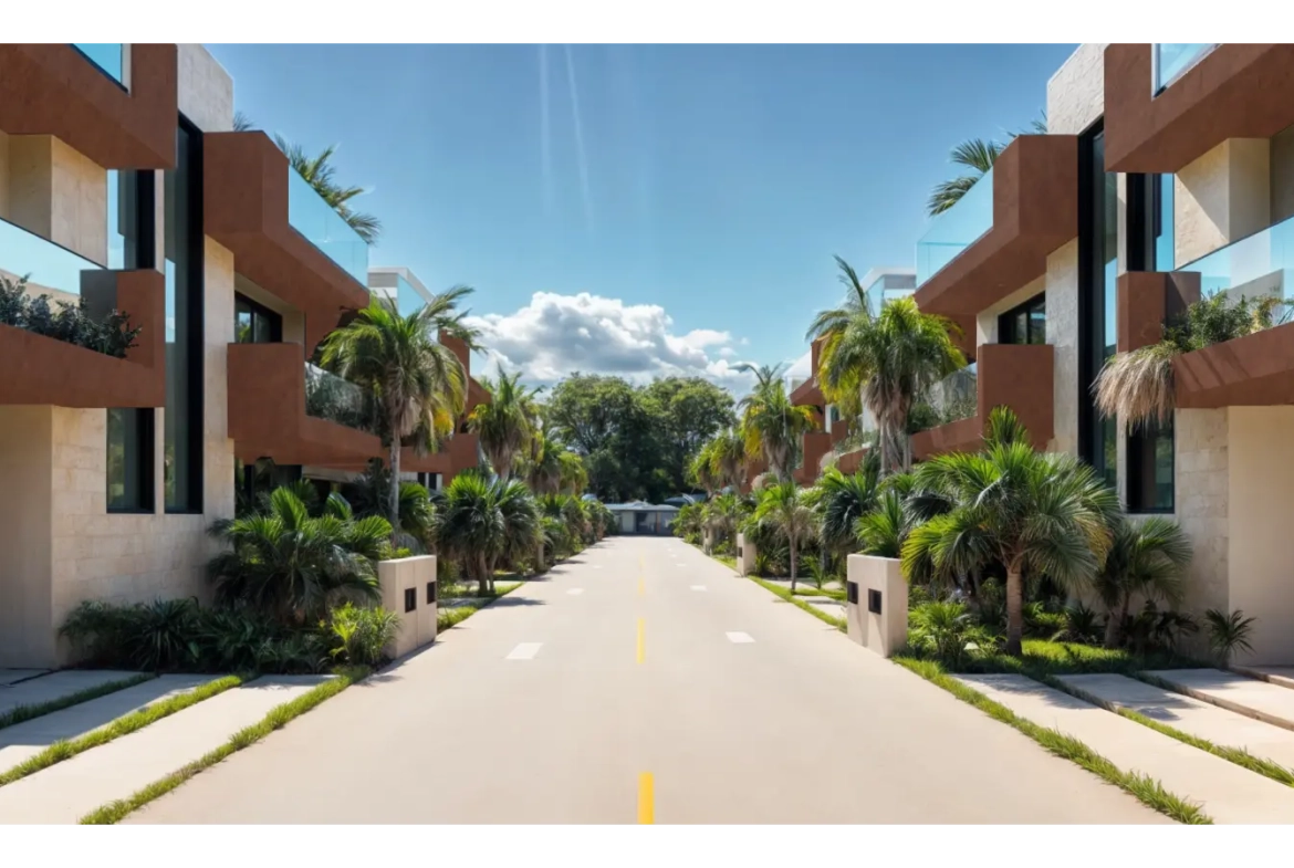 Vista Valparaiso: Casa de Tres Dormitorios en Venta en Punta Cana, Vista Cana con Playa Artificial
