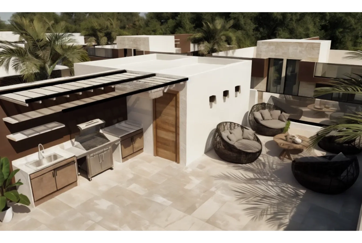 Vista Valparaiso: Casa de Tres Dormitorios en Venta en Punta Cana, Vista Cana con Playa Artificial