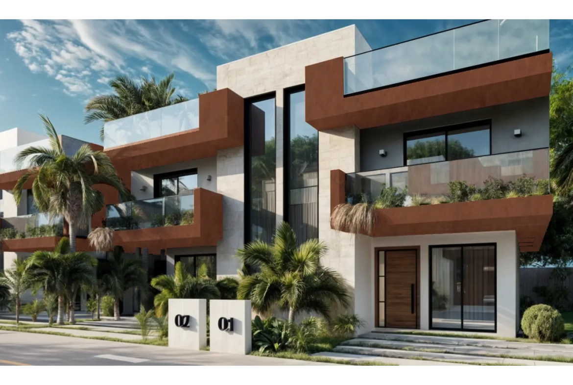 Vista Valparaiso: Casa de Tres Dormitorios en Venta en Punta Cana, Vista Cana con Playa Artificial