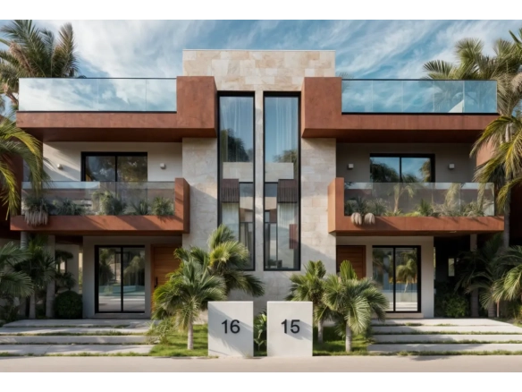 ID , Valparaiso View Villa de tres habitaciones en venta en Punta Cana con playa artificial ()