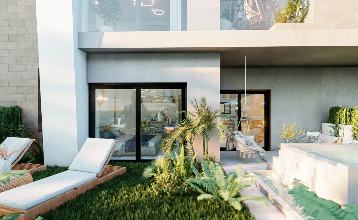 Baliza Residences: Casa de tres dormitorios en venta en White Sands Golf and Beach Resort, Punta Cana con terraza privada