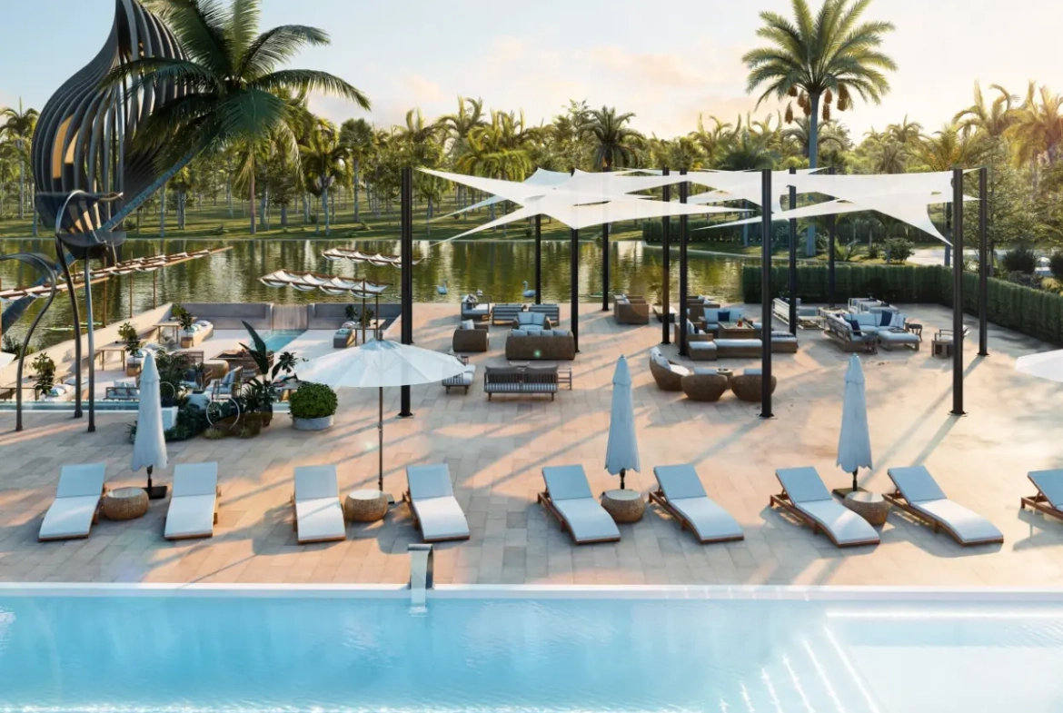 Baliza Residences: Casa de tres dormitorios en venta en White Sands Golf and Beach Resort, Punta Cana con terraza privada