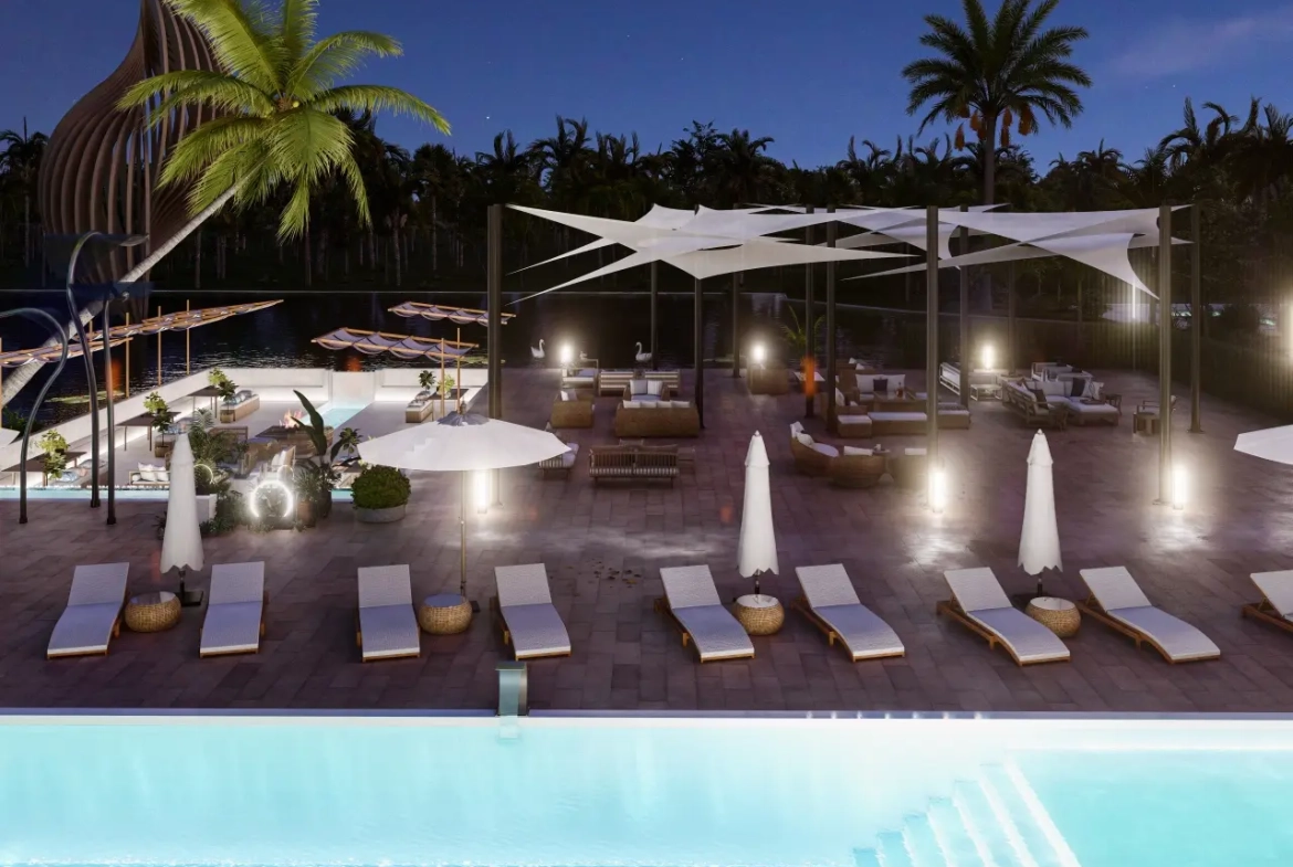 Casa de cuatro dormitorios con jardín privado en venta en Baliza Residences, White Sands Golf & Beach Resort