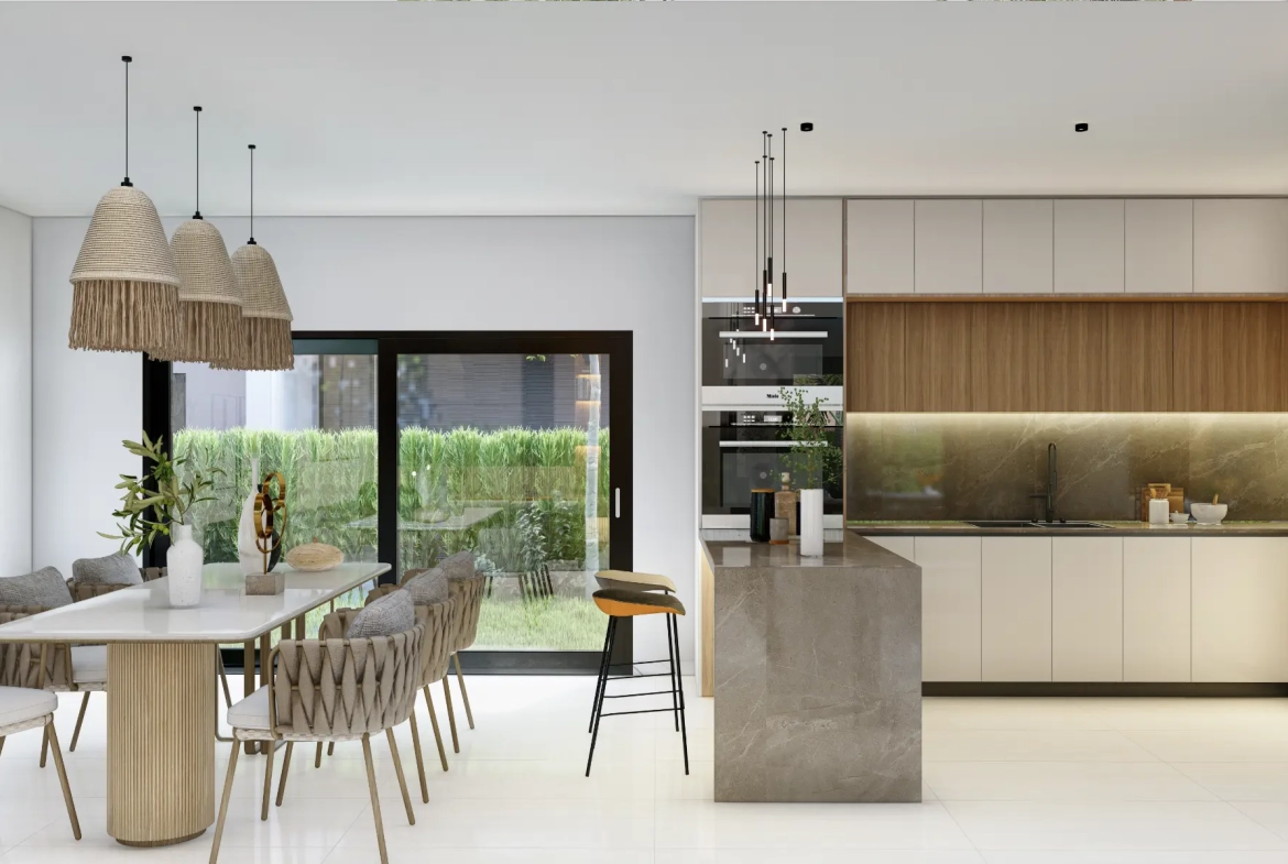 Casa de cuatro dormitorios con jardín privado en venta en Baliza Residences, White Sands Golf & Beach Resort