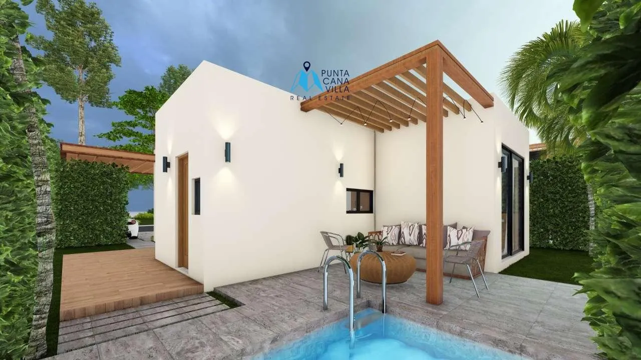Sole Mio: Villa de 3 habitaciones en venta en Punta Cana, cerca de la playa de Macao