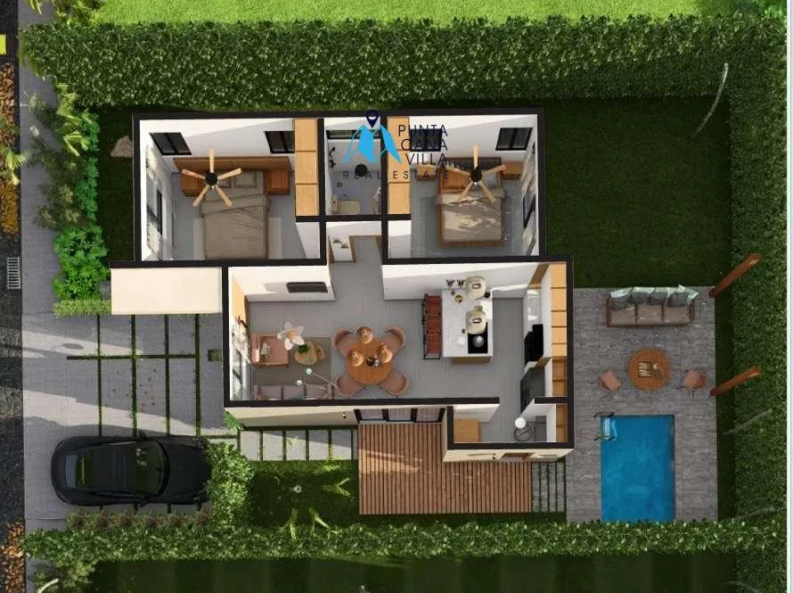 Villa Sole Mio planta arquitectonica D
