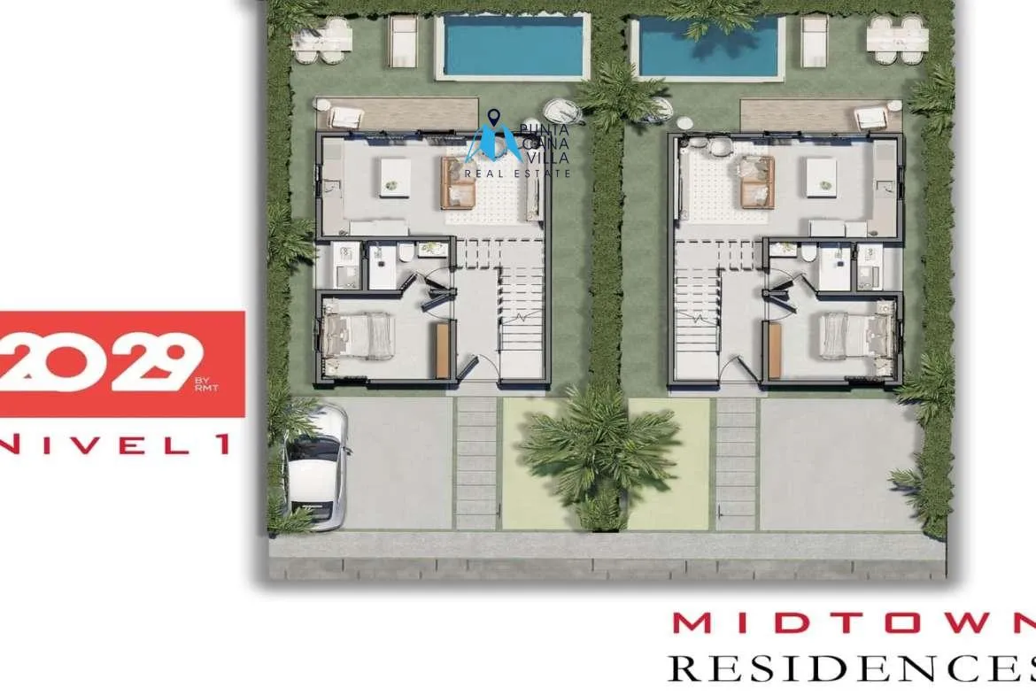 Midtown Residences Amazing Three Bedroom Villa For Sale In Bavaro ()