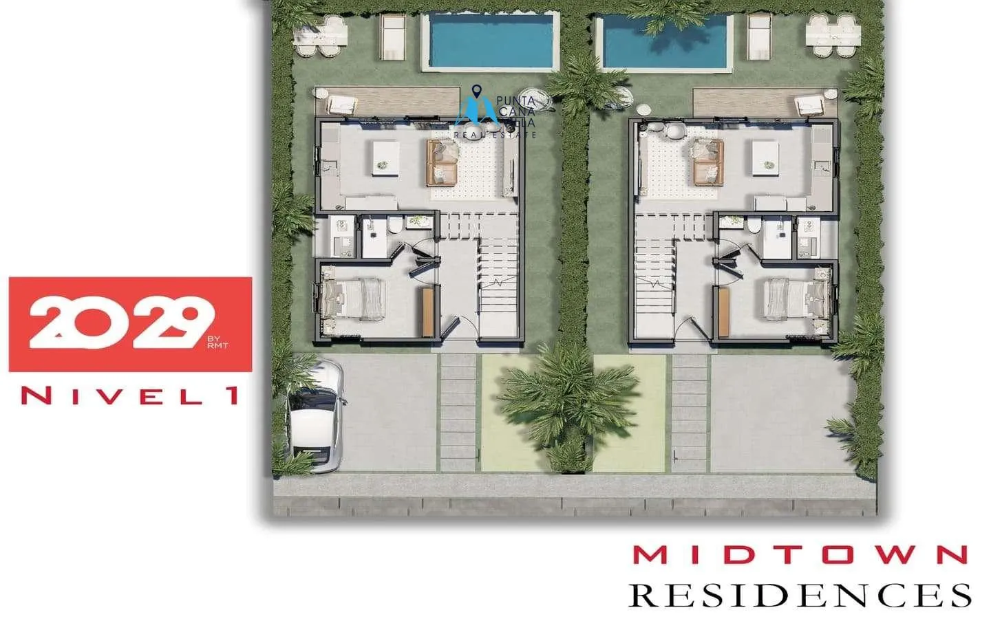 Midtown Residences 2: Increíble Villa de tres habitaciones en venta en Bávaro