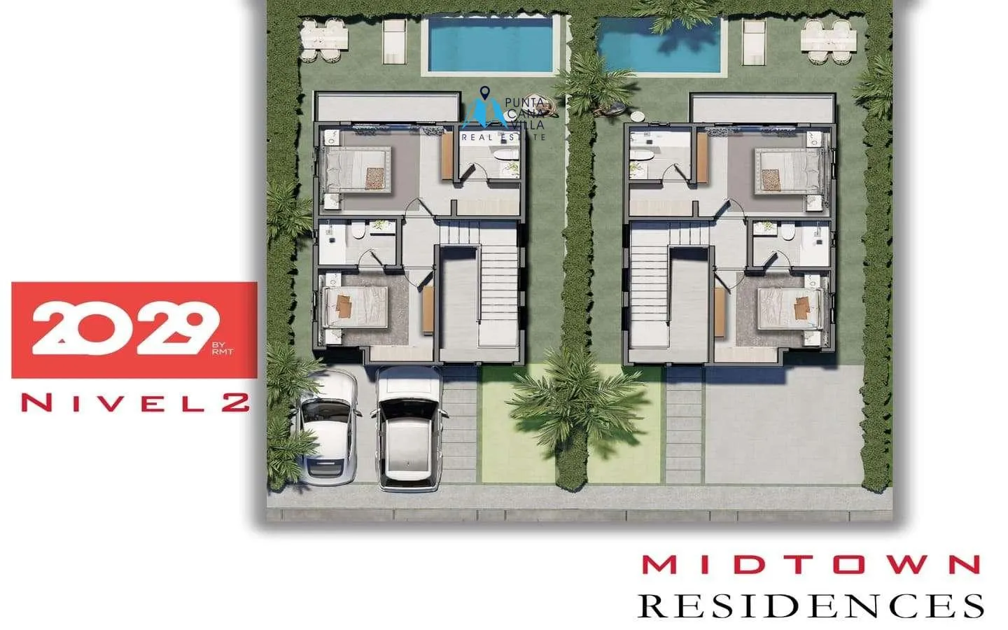 Midtown Residences 2: Increíble Villa de tres habitaciones en venta en Bávaro